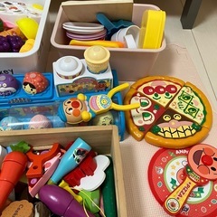おままごとキッチン一式の画像