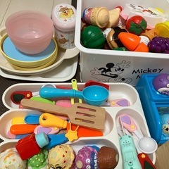 おままごとキッチン一式の画像