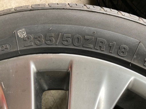 【お取引決まりました】MILEVER 235/50R18 24年製　夏タイヤ　トヨタ　タイヤホイールセット　アルファード　ベルファイア