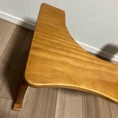 木製　トイレ用踏み台 ブラウンの画像