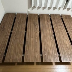 LOWYA ベッドフレーム　セミダブル　※説明書なしの画像