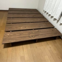 LOWYA ベッドフレーム　セミダブル　※説明書なしの画像