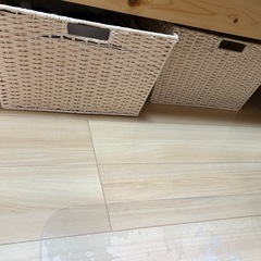 【11/3までに引取希望】ニトリ 手編み風ペーパー収納ボックス×2の画像