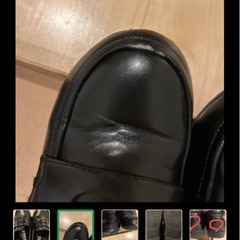 【受け渡し先決定済】子供　ローファー　革靴　17cmの画像