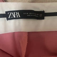 ZARA スラックス　ピンクの画像