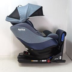 0220537802■ アップリカ クルリラ AD ISOFIX チャイルドシート ライトネイビー 2122711の画像