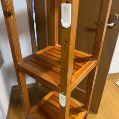 🌿木製オープンラック 4段シェルフの画像