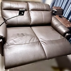 電動リクライニングソファ★電動★ソファ★本革製 ヤマダオリジナル（ヤマダ電機、ヤマダデンキ、YAMADA）の画像