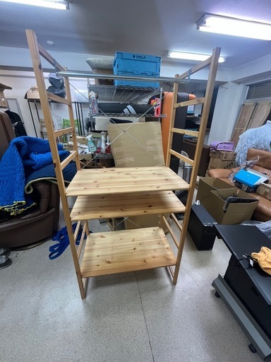 無印良品　木製ハンガーラック