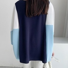 Doux Belle 異素材ドッキングプルオーバーの画像