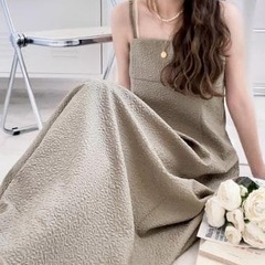 Classical Elf　ふくれジャガードキャミワンピースの画像