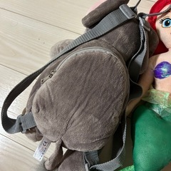 【ほぼ未使用】ゾウリュック、ぬいぐるみセットの画像