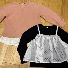 【取引中】⑯女の子120cm長そでTシャツ6枚の画像