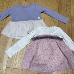 【取引中】⑯女の子120cm長そでTシャツ6枚の画像