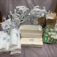 大型クリスタルシャンデリア 120cm×70cm／24灯タイプ（未組立・LED電球付き）の画像