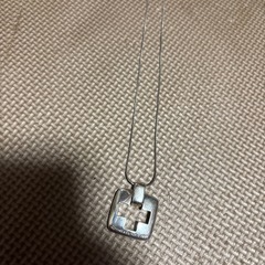 TIFFANY＆Co. オープンクロス シルバーネックレス 925トップの画像
