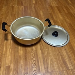 アルミ鍋28cm火ガス専用大型中古品の画像