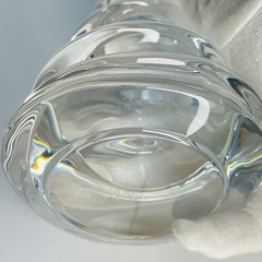 【美品】Baccarat バカラ クリスマスツリー オーナメント オブジェ 置物の画像