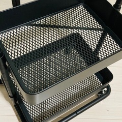 ニトリ　スチールワゴン　スチールラックの画像