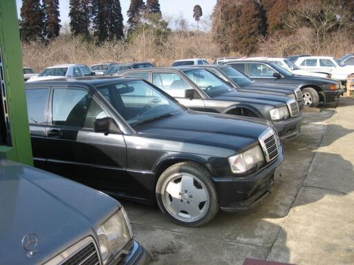 Mベンツ190E-23-25-16Vコスワース部品取り車両各種販売