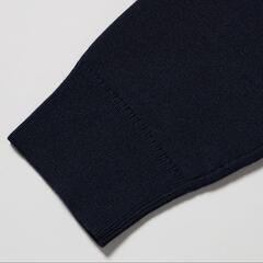 ウォッシャブルストレッチミラノリブクルーネックセーターの画像