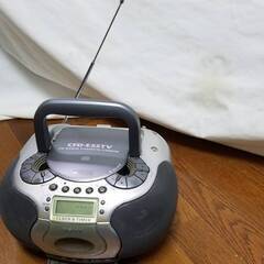SONY ソニー MEGA BASS CDラジカセ CLOCK&TIMER CFD-E55TV 動作確認済み(不具合あり）の画像