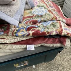 毛布 5枚 セット ペット 当て物 緩衝材 未チェック 7 養生 梱包 緩衝材の画像