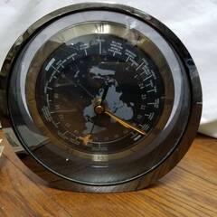 SEIKO セイコー 世界時計 置き時計 QZ695K　動作確認済みの画像