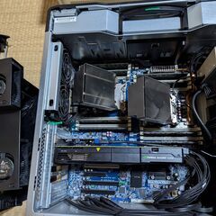 ②　HP Z820 Xeon E5-2643V2　K6000　ストレージ無し　ワークステーション　3DCG　映像編集　CAD　設計　開発の画像
