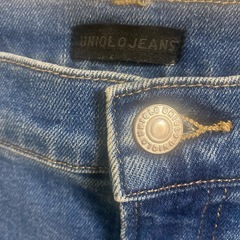 UNIQLO スリムフィットストレートデニム 68.5cmの画像