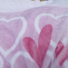 ほぼ未使用　ふわふわ肌触り♡ ピンク毛布　シングル　ブランケットの画像