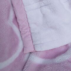ほぼ未使用　ふわふわ肌触り♡ ピンク毛布　シングル　ブランケットの画像