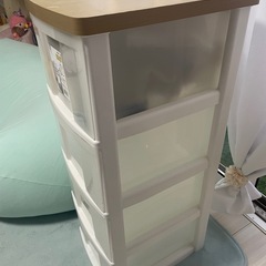 アイリスオーヤマウッドトップチェストの画像