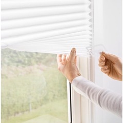 【新品未開封】IKEA SCHOTTIS ショッティス プリーツブラインド ホワイト（90×190cm）×3本の画像