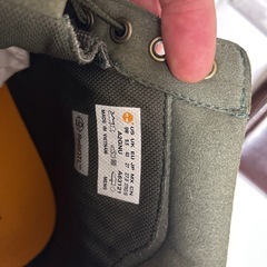 ティンバーランドブーツ緑の画像