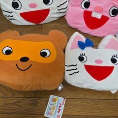 ノンタン タータン クッション ぬいぐるみ KONAMI 全4種 昭和レトロ の画像