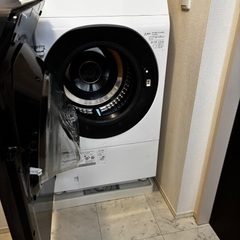 SHARP ドラム式洗濯乾燥機ES-WS13 左開き　2021年購入の画像