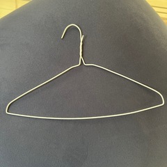 ワイヤーハンガー 針金ハンガー　ホワイト 49本の画像