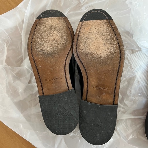 【美品】REGAL 15DR リーガル ブラック ローファー 革靴 24.5cm