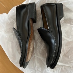 【美品】REGAL 15DR リーガル ブラック ローファー 革靴 24.5cmの画像