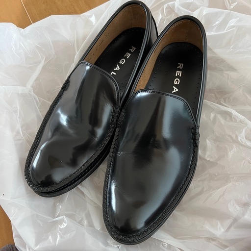 【美品】REGAL 15DR リーガル ブラック ローファー 革靴 24.5cm