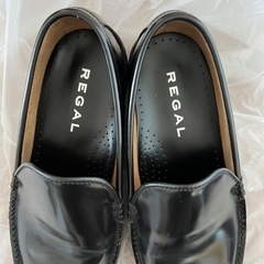 【美品】REGAL 15DR リーガル ブラック ローファー 革靴 24.5cmの画像