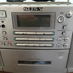 SONY ラジカセの画像