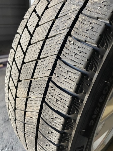 バリ山スタッドレスVRX3(4本)ホイール付 (215/60/17)CHRにジャスト