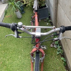 プジョー　クロモリ　26インチ　マウンテンバイク　アンティーク　赤　中古　ヴィンテージ　の画像