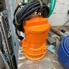 中古　水中ポンプ　現状の画像