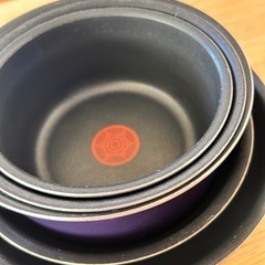 【お譲り先決まりました】ガス火専用🔥ティファール サーモス ニトリ フライパン鍋セットの画像