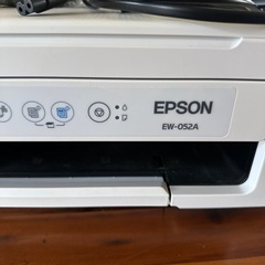 EPSONプリンターEW-052A カートリッジ付き
　の画像