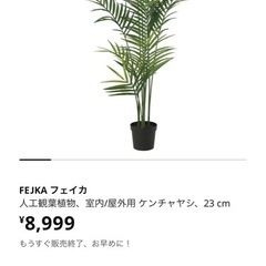 IKEA フェイクグリーンの画像