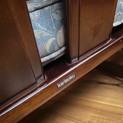 カリモク　3人掛け　ソファの画像